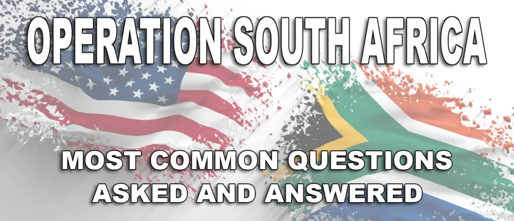 Frequently Asked Questions About The USRAP South Africa